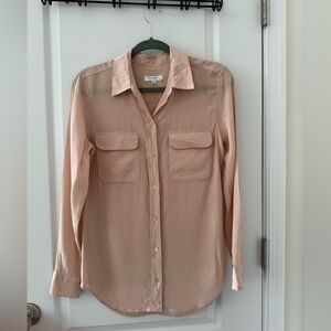 Equipment silk shirt